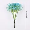 Flores Gypsophila Artificiais de Haste Única, Flores Artificiais para Decoração DIY, Flores Artificiais para Casamento, Casa, Decoração de Sala de Estar, Flores de Plástico Atacado