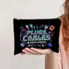 Bolsa de Cosméticos de Lona Impresa de Venta Caliente Transfronteriza para Mujer, Estuche para Lápices con Cremallera de Moda, Bolsa de Almacenamiento para Material Escolar de Estudiante, Bolsita al por Mayor