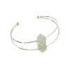 Pulseras de Moda Europeas y Americanas Talladas de Cristal Natural de Doble Punta de Venta Caliente Transfronteriza, Joyería de Pulsera Hecha a Mano Simple y Personalizada
