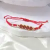 Pulsera trenzada Círculo Qiankun, estilo Nudo Chino, Símbolo de Manzana y Deseo, Fragmentos de Plata, 0 kg Atracciones Turísticas, Fabricante Transfronterizo, Venta al por Mayor de Joyería