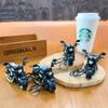 Decoración de modelo de motocicleta de aleación de retroceso mini juguete de carreras transfronterizo llavero colgante máquina de garras regalo venta al por mayor