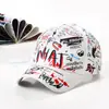 Nuevos Sombreros de Moda con Estampado de Grafiti para Hombres y Mujeres, Sombreros de Sol Versátiles para Exteriores, Gorras de Béisbol Modernas y a la Moda
