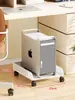 Soporte para carcasa de computadora de escritorio, estante para carcasas de móvil, base para colocar debajo de la mesa, estante de almacenamiento de doble capa