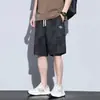 Shorts Casuais Camuflados de Verão 2025 Masculino Seda de Gelo Fino Secagem Rápida Soltos Tendência Esportivos Roupa de Trabalho Calça de Cinco Pontos