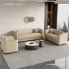 Pata de Gato Couro Simples Leve Pequeno Apartamento Sala de Estar Aluguel de Apartamento Casa de Aluguel Barbearia Duplo Três Pessoas Sofá Conveniente Outro