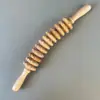 Bastão Massageador de Madeira Maciça com Rolo, Massageador da Coluna Cervical e Costas, Relaxamento Muscular, Bastão de Dente de Lobo Doméstico de Madeira, Artesanato Atacado