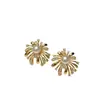 Hermosos y Deslumbrantes Pendientes de Perla con Fuegos Artificiales de Circonita para Mujer, Lujo Ligero, Gama Alta, de Moda, Tendencia, Versátiles