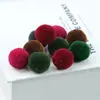 El Fabricante Tiene Stock Listo de Bolas de Bayas de Colores Vivos, Bolas de Hilo de Lana Fina Cachemir de 2.5 cm y Accesorios para Juguetes Hechos a Mano