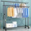 Perchero Simple de Piso para Interior, Colgador, Estante de Almacenamiento de Ropa para Dormitorio, Tendedero para el Hogar, Tendedero para Dormitorio