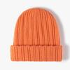 Gorro de lana cálido para otoño e invierno, gorro de punto de hilo fino a la moda para mujer, gorro de invierno grueso con protección para las orejas, gorro de frío juvenil a la moda.