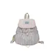 Bolso pequeño de moda y fresco transfronterizo para mujer, nueva colección otoño 2026, bolso de hombro a bloques de color a rayas, mochila versátil