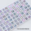 Dongzhou Crystal 8*6mm Pequeños Diamantes de Imitación para Uñas Hielo Azucarado Súper Brillantes Diamantes de Imitación de Vidrio K9 Decoraciones de Uñas Coloridas Diamantes de Imitación con Punta Inferior Venta al por Mayor
