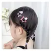 Pinza de presión para el pelo con diseño de estrellas de dibujos animados de colores para niñas pequeñas, Pinza creativa de estrella dulce Sanrio, Pinza de presión para el pelo