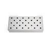 Suministros para barbacoa al aire libre caja ahumadora de acero inoxidable 430 caja para especias para barbacoa acero inoxidable pitillera caja ahumadora para barbacoa