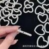 Perla Imitación ABS Perla Hueca con Agujero Forma de Corazón Pulsera DIY Cadena de Teléfono Colgante para Coche Accesorios de Perlas Venta al por Mayor