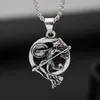 Venta Caliente Transfronteriza Moda Retro Colgante Mixto Alas de Águila Personalizado Europeo y Americano Collar de Aleación Joyería para Hombres y Mujeres Venta Directa
