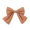Acessórios de Cabelo para Meninas Outono e Inverno Transfronteiriços Aliexpress Populares Grampo de Cabelo com Laço Estampado Estilo Preppy Acessórios de Cabeça para Crianças 5104