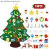 Árbol de Navidad de Fieltro con Entrega Instantánea en Stock Transfronteriza Decoración Festiva de Tela No Tejida Adorno Colgante Mini 3D Hecho a Mano