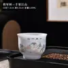 Oveja de hielo grasa jade cerámica taza maestra Taza de té personal dedicada taza de té individual taza de té grande taza de té estilo chino