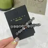 Estilo Lujo Ligero Coreano Pasador Cruzado Coreano Pasador de Presión Pinza de Pato Pasador para Fijar el Cabello Lateral Flequillo 1