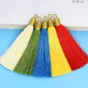 Adorno de borla con hilo dorado de 8 cm, material de poliéster, accesorios para prendas de vestir, accesorios de borla colgante hechos a mano para DIY, compra al por mayor para mejor precio