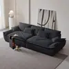 Sofá de Estilo Chino-Italiano para Apartamentos Pequeños, Casas de Alquiler, Salas de Estar y Dormitorios; Sofá de Velero de Línea Recta Minimalista Moderno