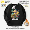 Ropa de Perro Detective Sudadera Infantil Ropa Infantil Dogman Mediana y Grande Primavera Otoño Invierno Nueva Camiseta de Cuello Redondo Camiseta Base