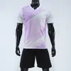 Nuevo Conjunto de Uniforme de Fútbol de Secado Rápido Transpirable Manga Corta Uniforme de Equipo de Entrenamiento Impresión Competición 7301 Uniforme de Entrenamiento Integral