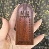 Enviado da Montanha Longhu, Madeira de Lei Zao Esculpida Token de Comando Cinco Trovões Suprimentos Taoístas Token Trinta e Seis Tokens de Trovão