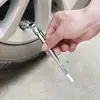 Mini manómetro de neumáticos tipo pluma, medidor de presión de neumáticos de coche portátil de metal de alta precisión