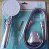 Cabezal de Ducha Presurizado Set de Ducha Boquilla Baño Acero Inoxidable Calentador de Agua Portátil Presurizado Cabezal de Ducha Manguera a Prueba de Explosiones