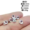 Amazon Transfronterizo Aleación Plata Brillante Cuentas Espaciadoras DIY Pulsera Collar Accesorios de Joyería Cuentas Sueltas Venta al por Mayor