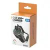 Cargador de Coche Bluetooth K13 con Cable Carga Rápida Pd Metal Cargador de Coche Cargador de Teléfono Móvil USB Apple