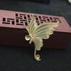 Joyería Yingyi Aguja de Cobre DIY Broche de Peonía Diancui Estilo Antiguo Accesorios para Pasadores de Pelo Materiales Estilo Antiguo Dinastía Han
