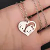 Colar com Pingente de Gatinho para Casal em Aço Inoxidável, Venda Quente Transfronteiriça, Corrente para Clavícula Versátil de Nicho para Casal e Melhor Amigo