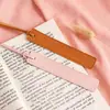 Marcador de Libro de Cuero Estilo Amazon Transfronterizo Marcador de Cuaderno Clip Divisor Portátil Marcador de Hilo Cosido