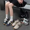 Zapatillas de Entrenamiento Alemanas Estilo Ballet Retro Colorblock Otoño 2026 Planas Casuales Cómodas Versátiles Zapatillas de Suela Gruesa