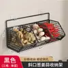 Caja de Almacenamiento de Jengibre y Ajo Estante de Cocina, Cesta Colgante de Jengibre y Ajo sin Taladro, Cesta de Especias Montada en la Pared, Gadget de Cocina
