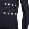 Verão 2026 Tops Femininos de Manga Longa Estilo Punk Escuro Estampa de Rebite Camisa Básica Atacado Streetwear Transfronteiriço