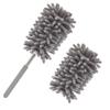 Espanador de pó flexível Mesa Varredor Chenille Escova retrátil para pó Espanador de penas Chenille Mini Espanador de pó