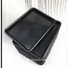Plataforma giratoria de paleta de plástico bandeja para frutas bandeja para verduras bandeja poco profunda bandeja cuadrada bandeja A4 para jardín de infantes bandeja de plástico para té otro