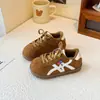 Zapatos para Niñas, Tenis Deportivos Infantiles, Nuevos Modelos Otoño e Invierno 2025, Zapatos Doble Algodón con Forro de Felpa para Niñas, Zapatos Forrest Gump para Niños