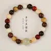 Pulsera de rosario hecha a mano con múltiples joyas de estilo étnico, pulsera de cuentas de piedra lunar, pulsera de joyería de un solo anillo de temperamento para amantes