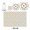 Pegatinas de pared autoadhesivas de PVC con diseño de azulejo portugués retro, pegatinas de azulejo impermeables y a prueba de aceite para renovación de cocina y baño, exclusivamente para ventas transfronterizas