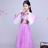 Disfraces de Siete Hadas Actuación Escénica Hanfu Clásico Fluido Qixi El Pastor y la Tejedora Ópera Huangmei Disfraces de Flor Dan