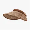 Visera de Verano Estilo Coreano para Mujer, Ala Ancha, Protección UV, Sombrilla, Sombrero de Sol Dulce y Casual para Salidas
