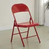 Silla Plegable para el Hogar, Taburete Sencillo, Silla con Respaldo, Silla de Oficina Portátil, Silla de Conferencia, Silla para Dormitorio, Silla de Comedor, Silla para Computadora