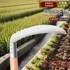 Hoz Agrícola de Acero de Artillería del Fabricante, Templado a Alta Temperatura, Resistente a la Corrosión y Duradera, Cosecha, Deshierbe, Maíz, Remaches de Refuerzo que Ahorran Mano de Obra