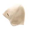 Cachemira Otoño/Invierno 2026 Nuevo para Mujer de Gama Alta Color Sólido Tejido para Exteriores Cálido Moda Peso Pesado Protección para los Oídos Sombrero Casual
