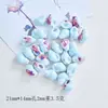 Jingdezhen cerámica joyería accesorios hechos a mano material no se desvanece cuentas de caracol agujero grande cuentas sueltas diy estudiante tejido